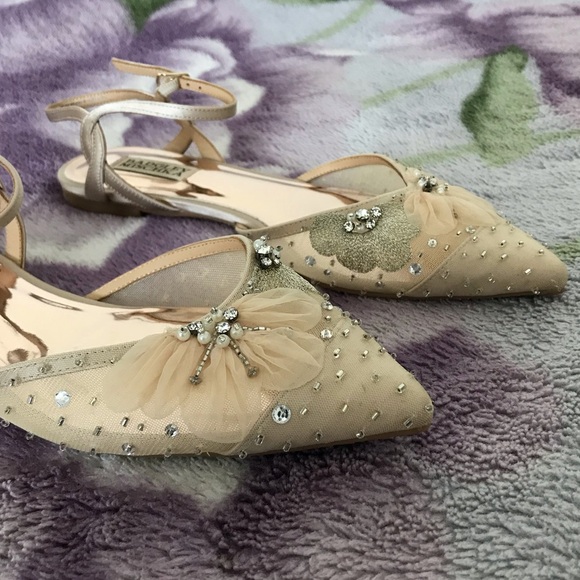 Badgley Mischka Karine Pointed Toe Flat - Picture 13 of 13